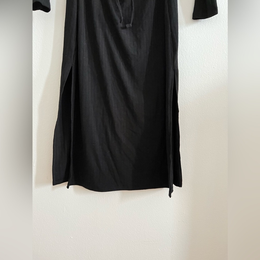 Target Wild Fable, long black sleeve midi dress, size S - Picture 3 of 9